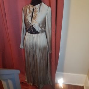 Zara Gold Long Sleeved Dress